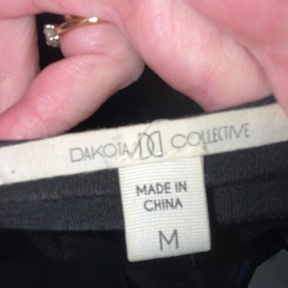 Dakota Collective Lanis Leather Tank with Knit back black medium - Picture 5 of 6